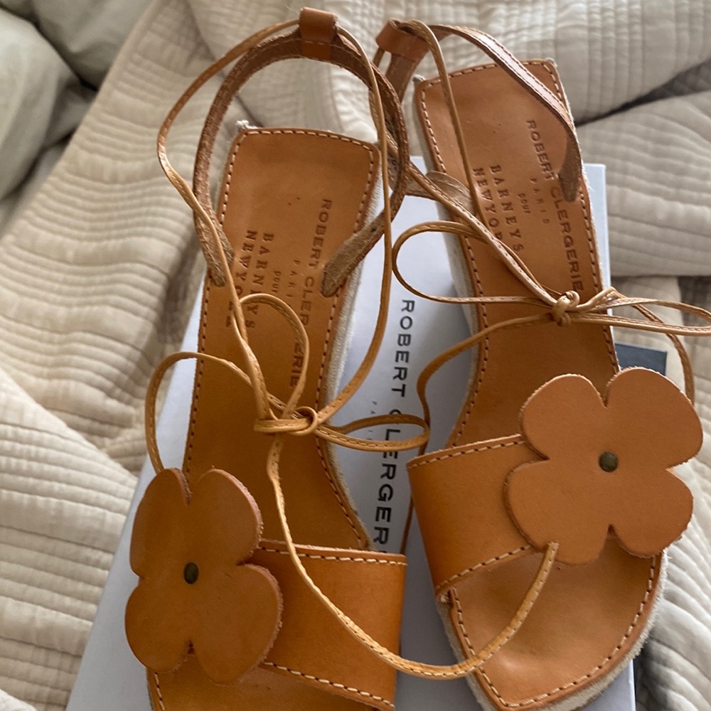 Robert Clergerie Espadrilles. High platform.